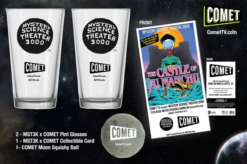 Comet TV swag giveaway!! Ends May 2nd 2017
