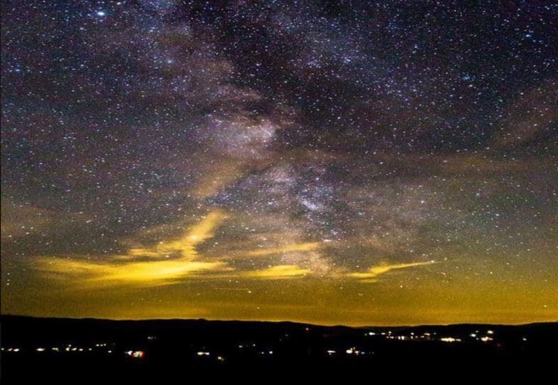 night sky in Idaho