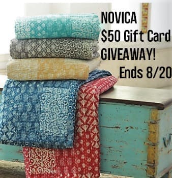 NOVICA $50 Gift Card 