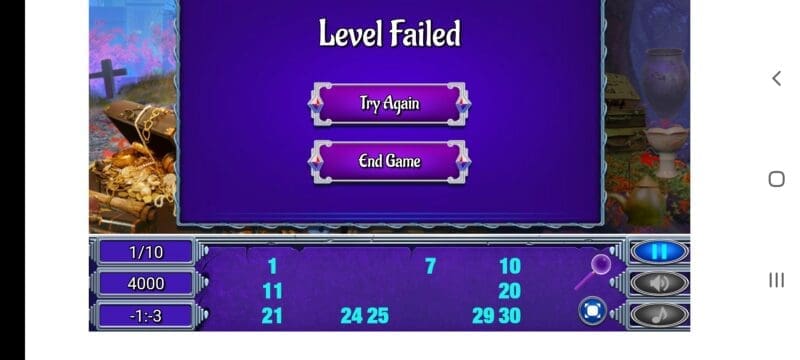 Level failed