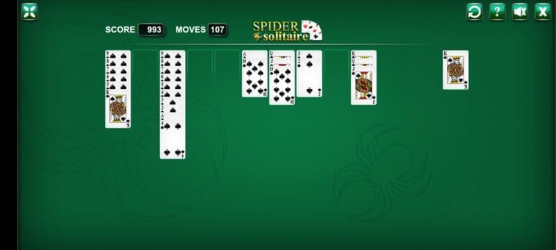 Spider solitaire 