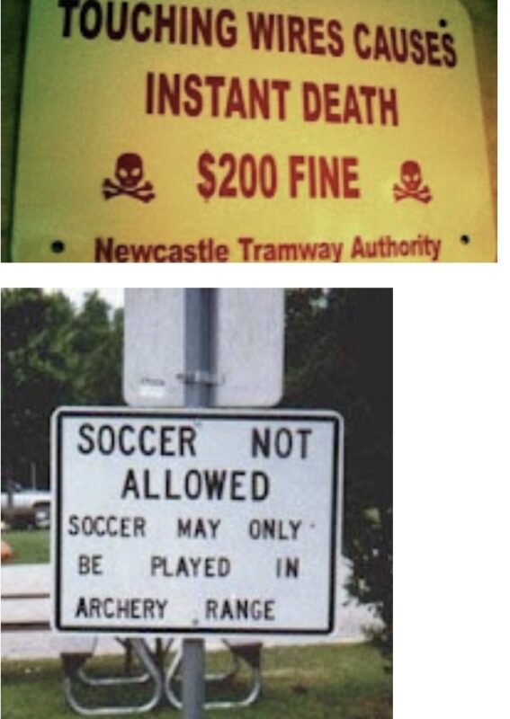 Funny signs