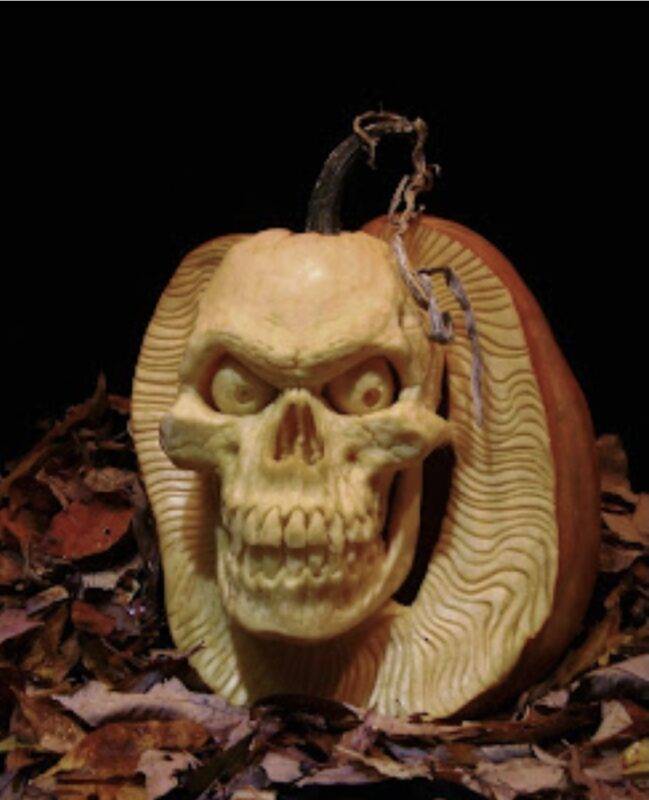 Unique pumpkin carving 