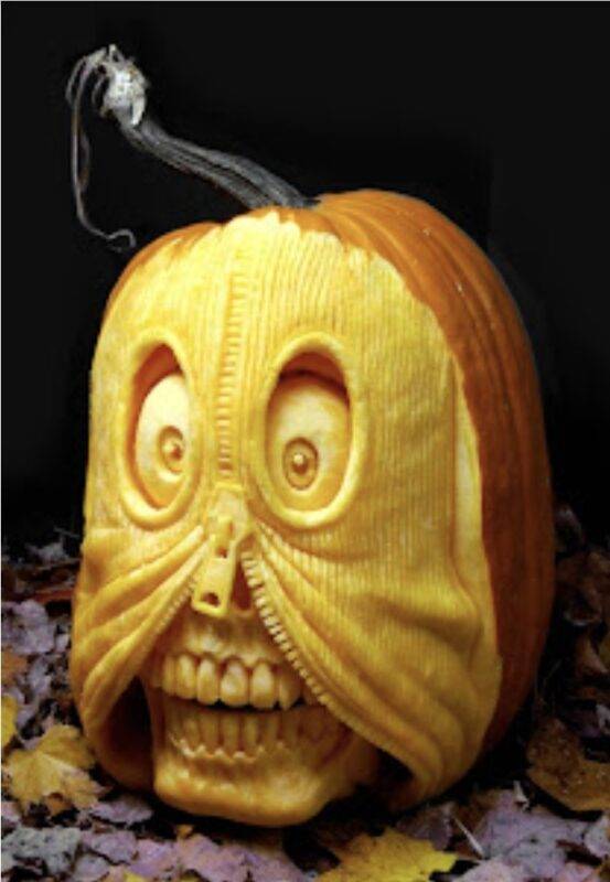 Unique pumpkin carving 