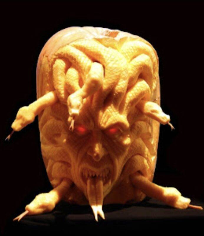 Unique pumpkin carving