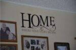 Home is where the heart is vinyl Poots N pans
