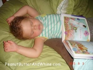 Baby sleeping with Angels book