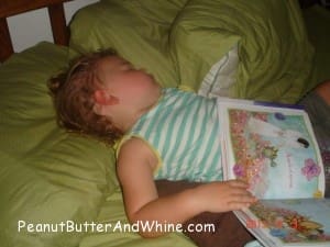 Baby sleeping with Angels book