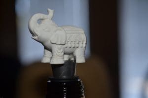 Elephant bottle stopper