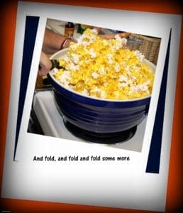 woman making popcorn balls