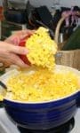 woman making popcorn balls