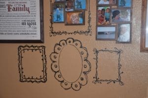 Decal Wall Frames by Dezign With a Z