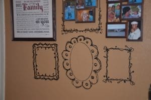 Decal Wall Frames by Dezign With a Z