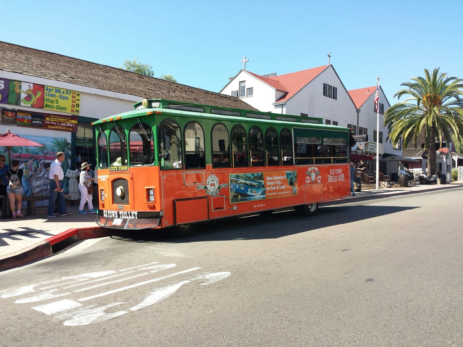 Trolley ride San Diego