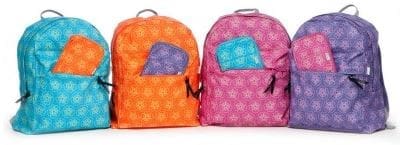 Colorful backpacks