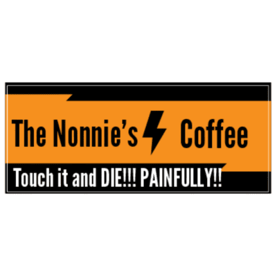 Coffee sticker