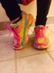 Cute colorful child's shoes