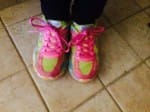 Cute colorful child's shoes