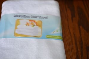 Microfiber hair towel