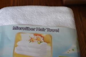 Microfiber hair towel