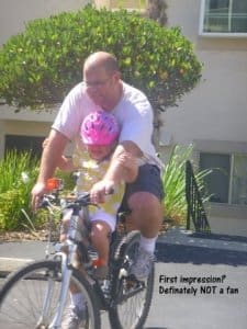 Dan and Daughter on bike