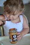 little girl and her Peanut Butter Crave