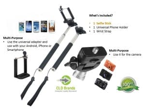 Adjustable Selfie Camera Stick