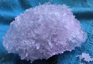 Growing Purple Amethyst Crystals