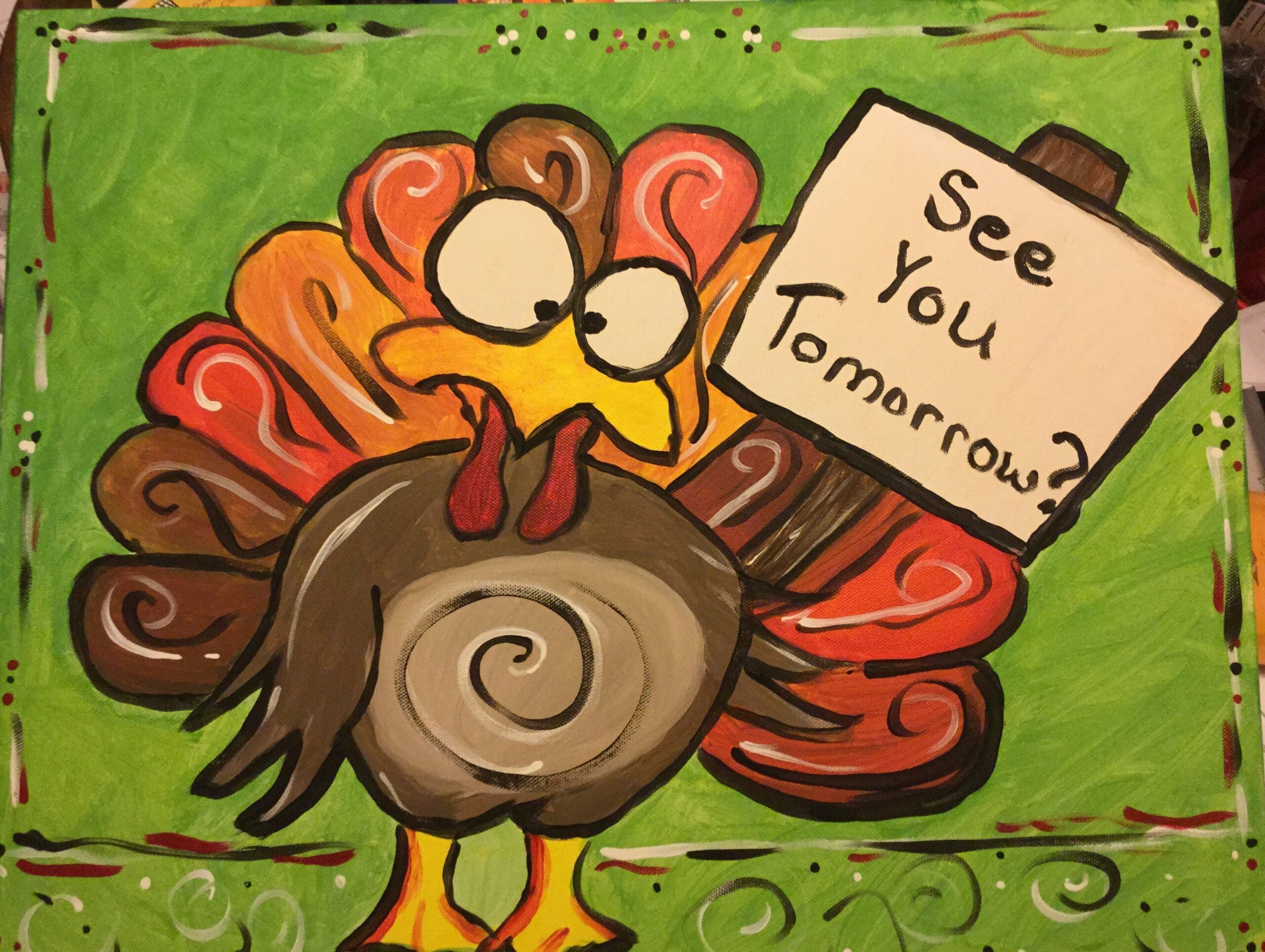 Happy Thanksgiving art