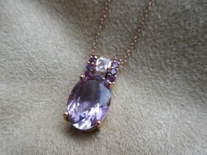 Amethyst necklace