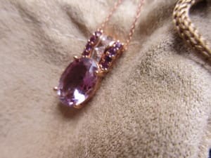 Amethyst necklace