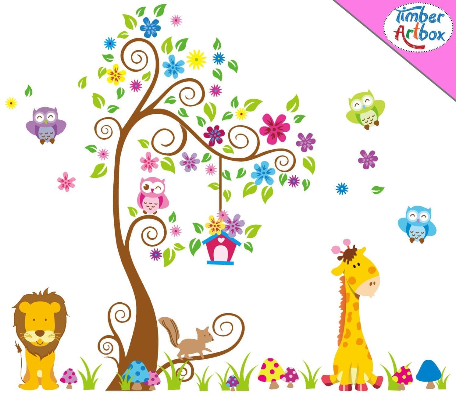Vinyl Art Wall Decals From Timber Artbox