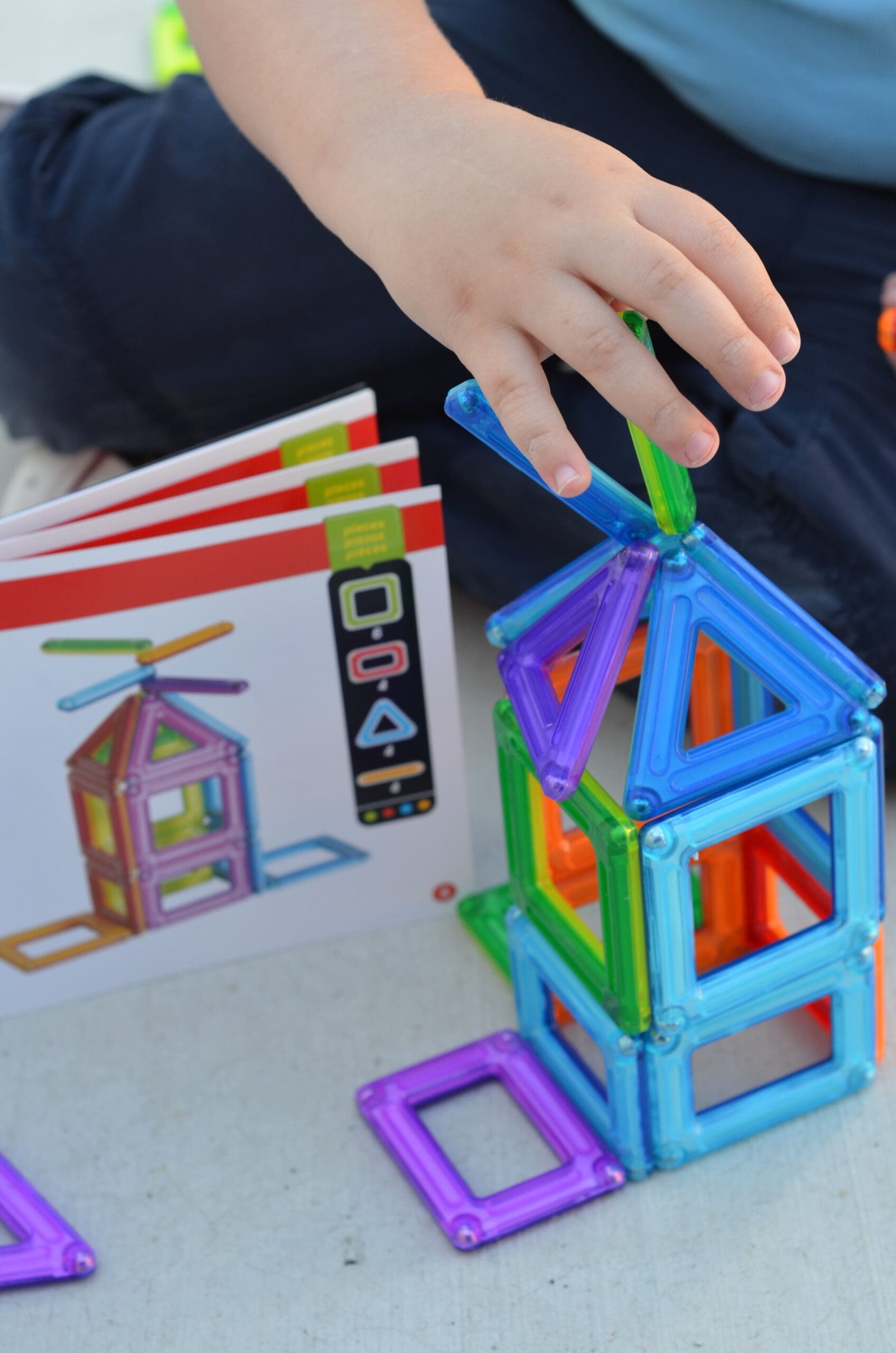 Little girl and her PowerClix Classic Creativity Set
