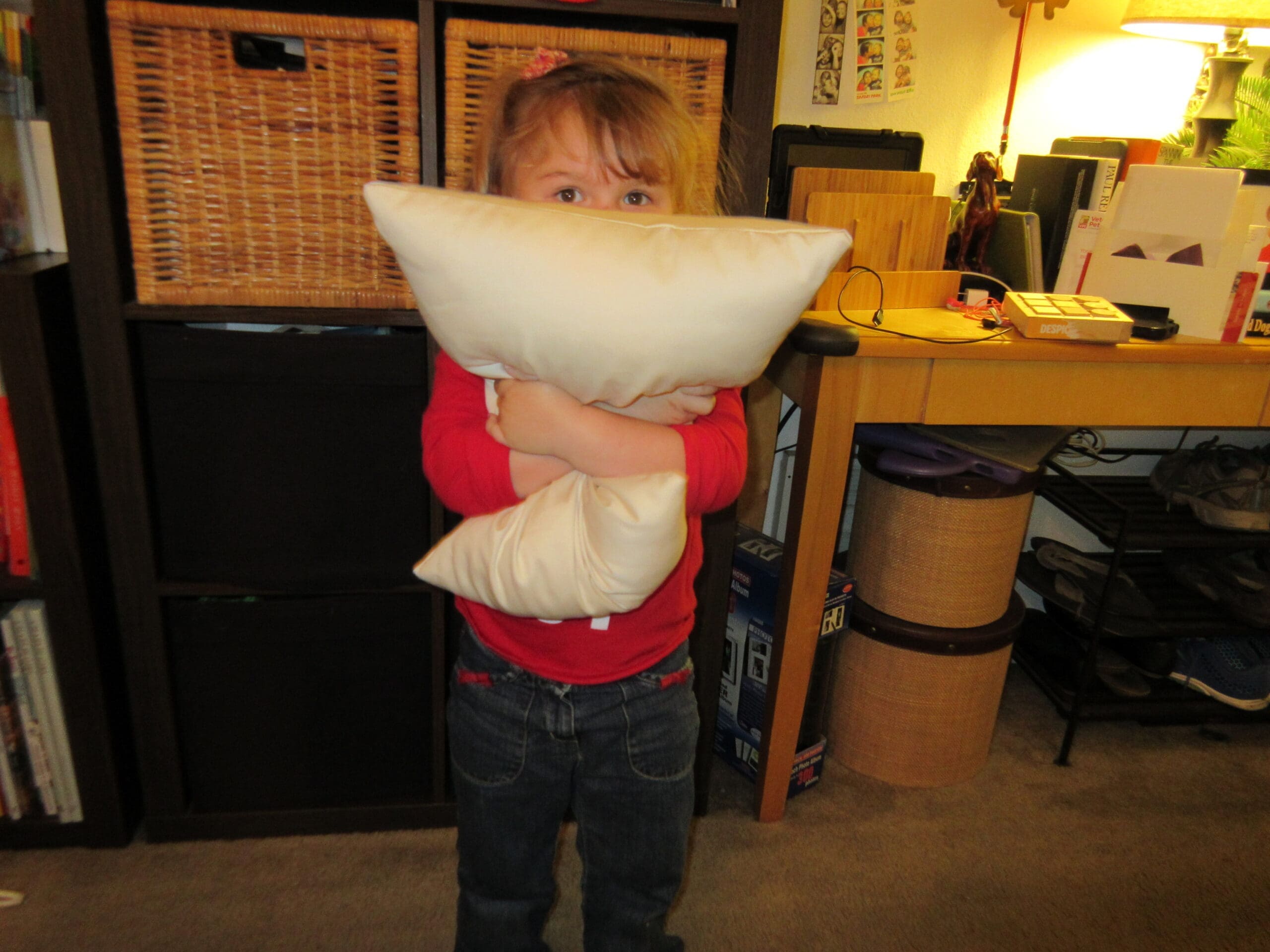 Baby hugging pillow