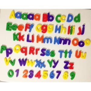 EduKid Toys Magnetic Letters & Numbers