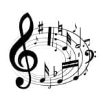 Music logo my life set to music