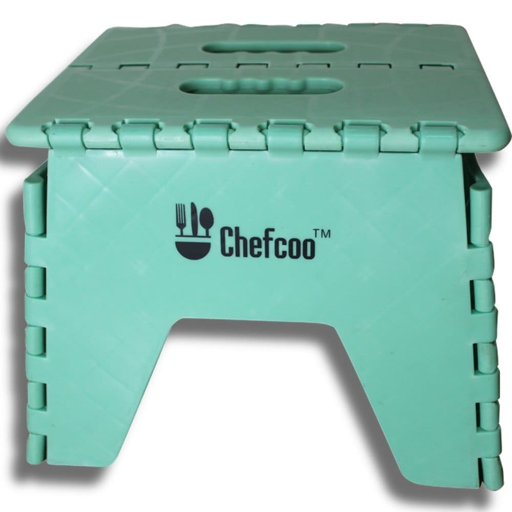 Folding step stool