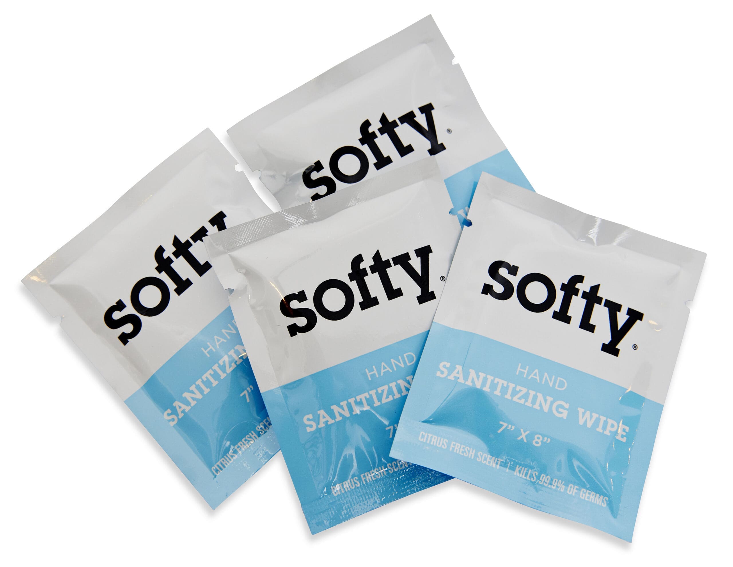 Softy Individually Wrapped Hand Sanitizing Wipes