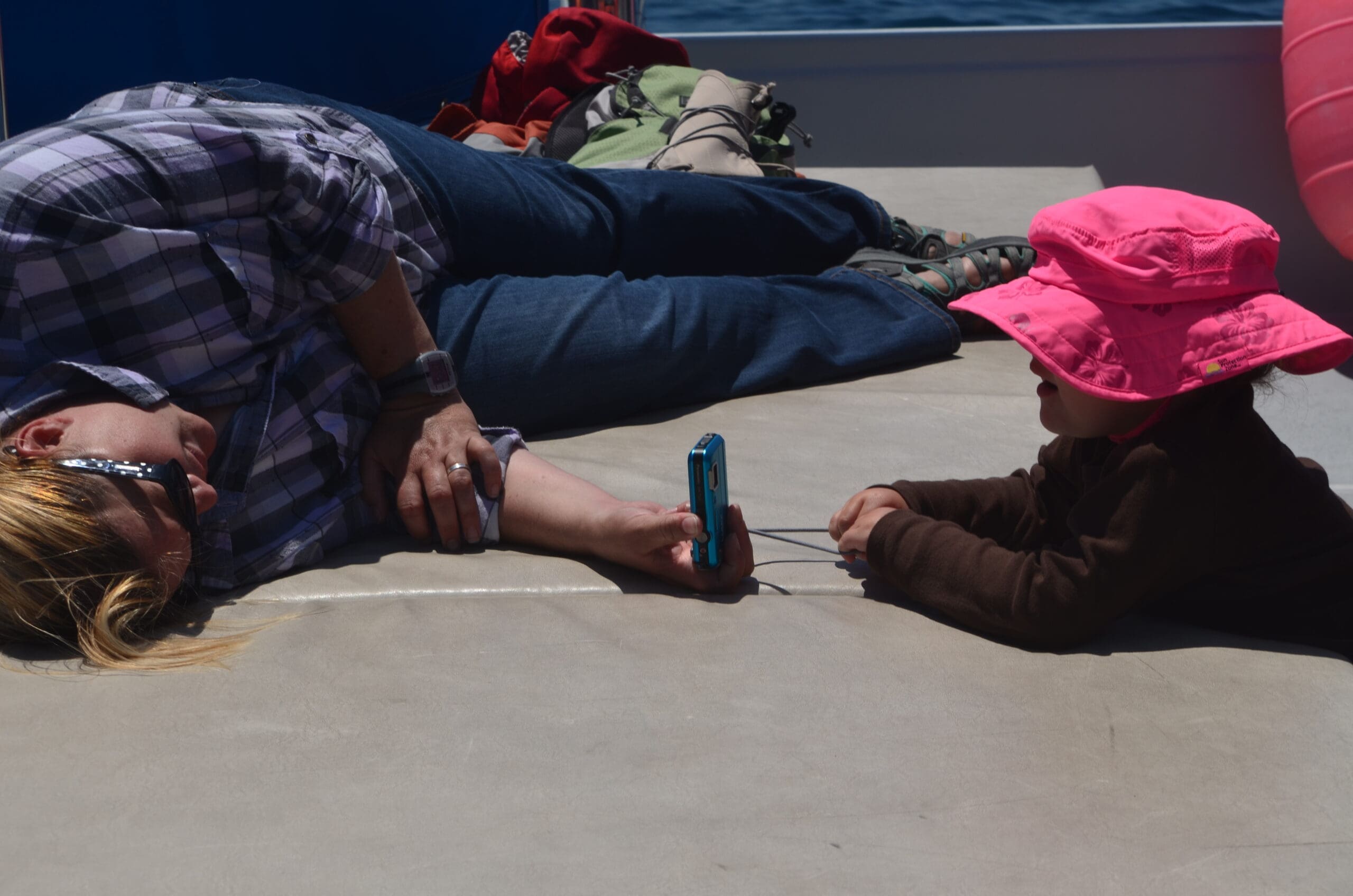 Mom and daughter bonding