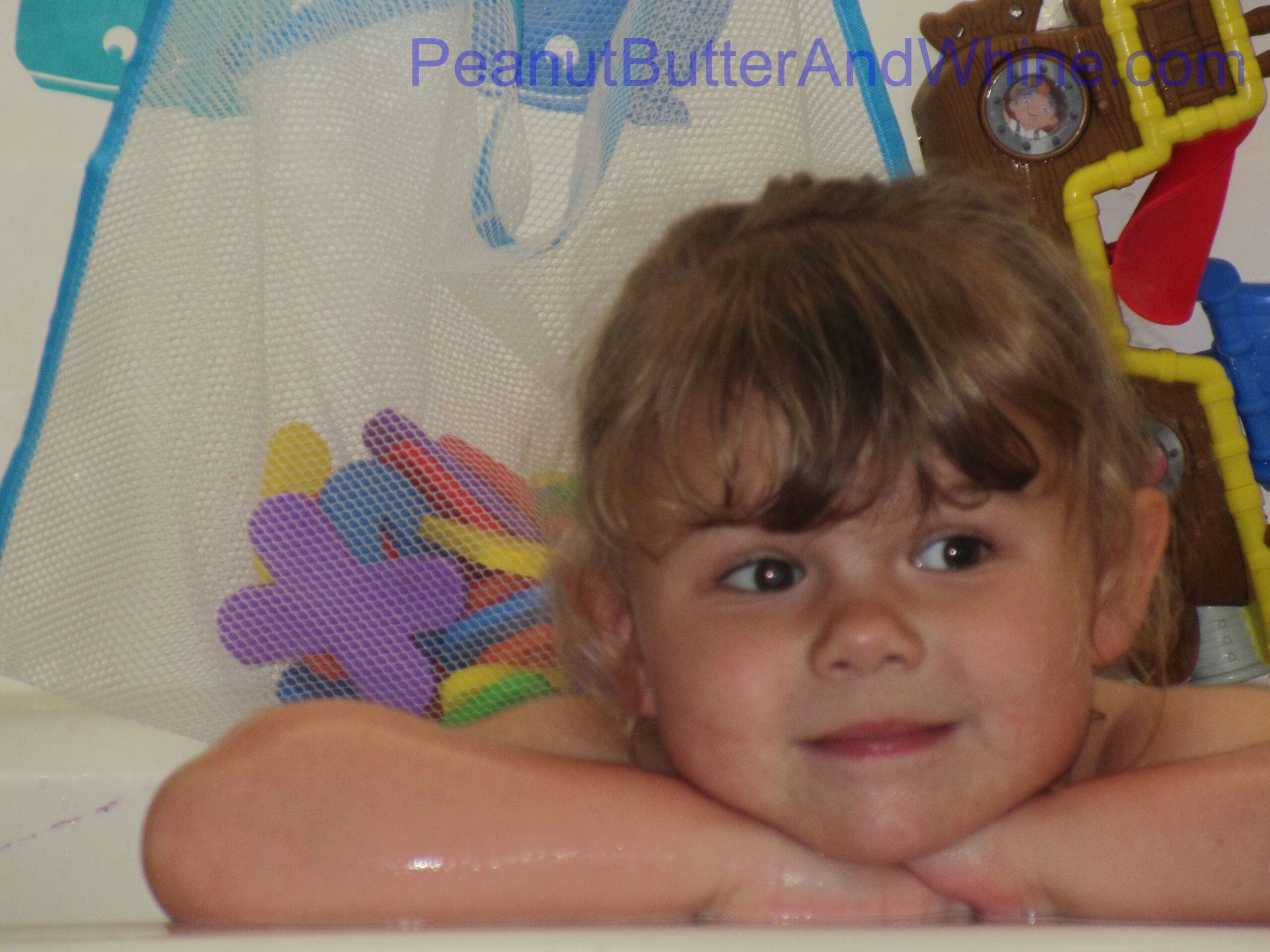 Bath Toy Organizer w/ Bath Letters & Numbers