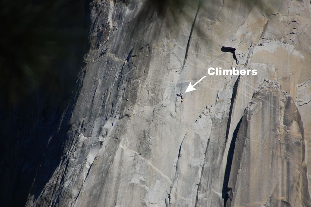 climbers at Yosemite