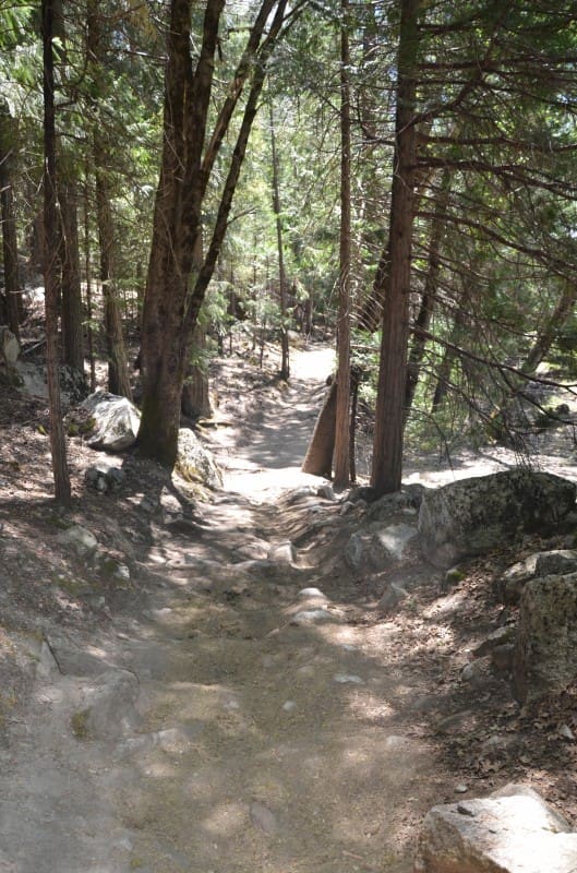hiking trail yosemite