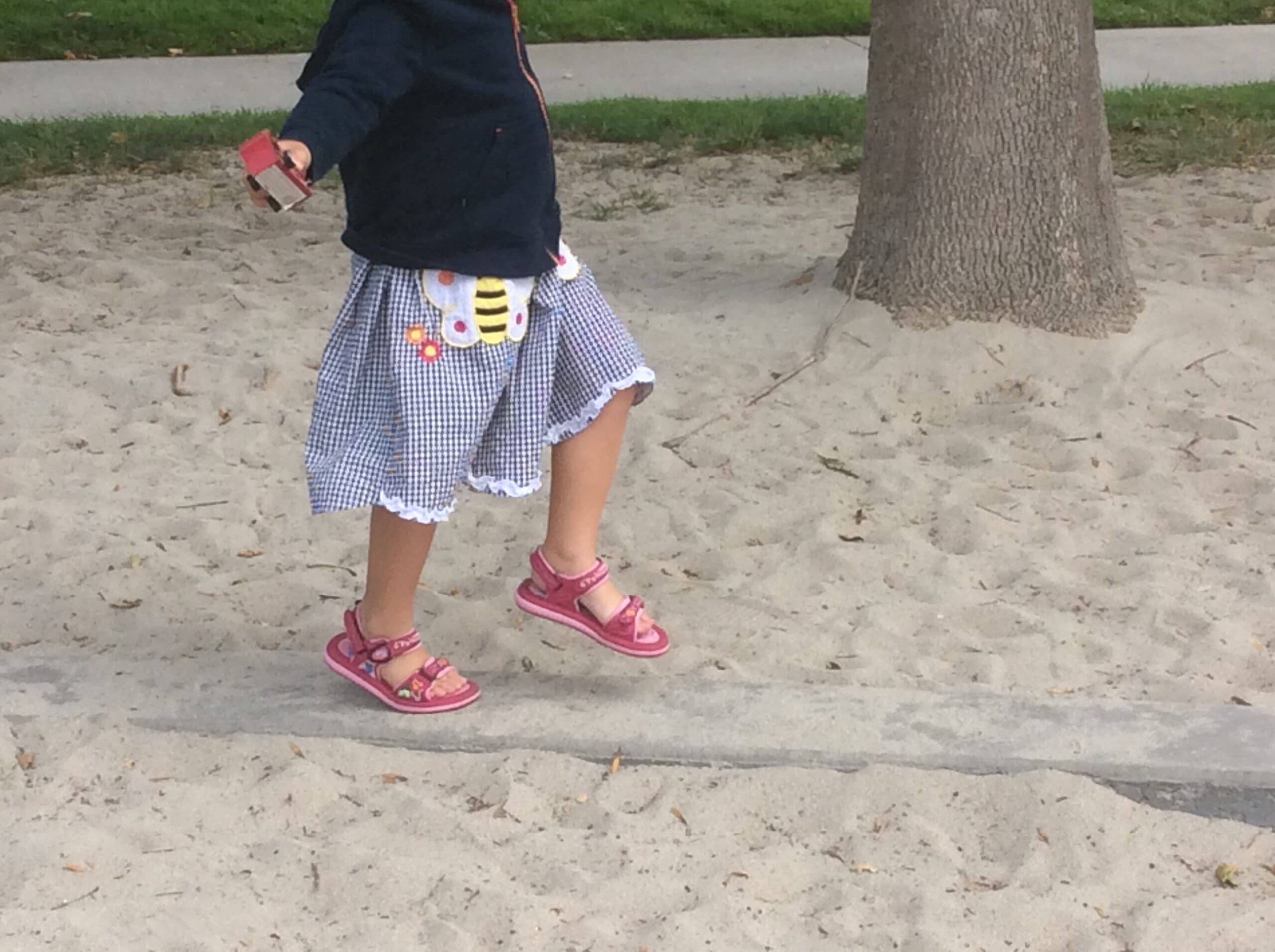 Gold Pigeon Kids Sandals