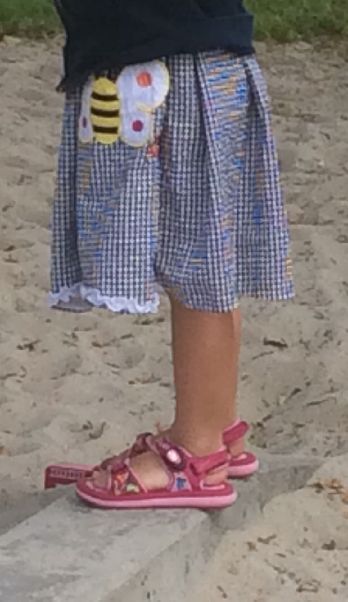 Gold Pigeon Kids Sandals