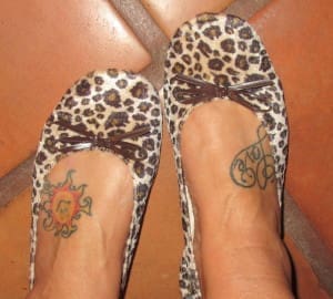 Kushyfoot slipper in animal print