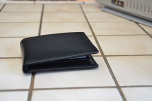 mens RFID blocking wallet