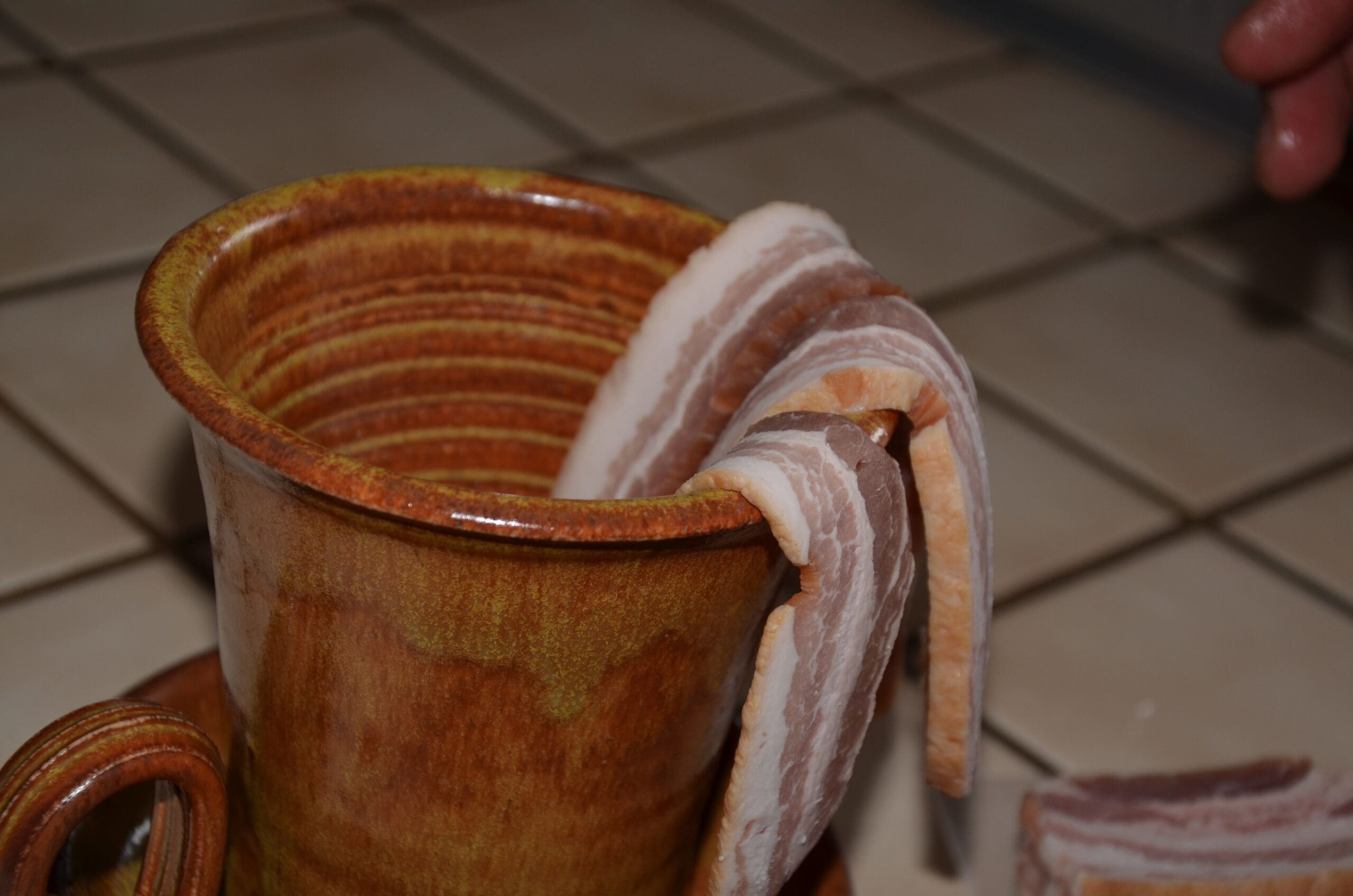 ceramic bacon cooker
