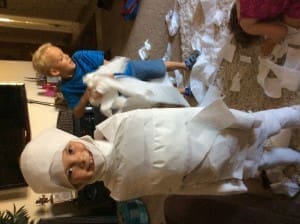 Toilet paper mummies