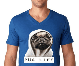 pug life tshirt