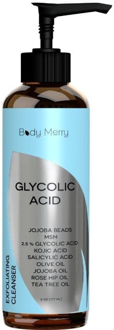 Glycolic acid bottle